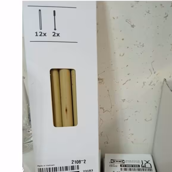 نی بامبو ایکیا 12 عددی به همراه 2 نی شور وارداتی