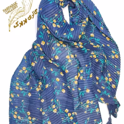 شال پلیسه گل گلی