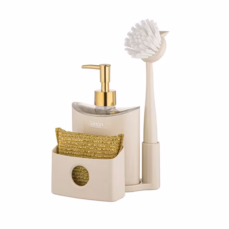 جای مایع و جای اسکاچ و فرچه لیمون