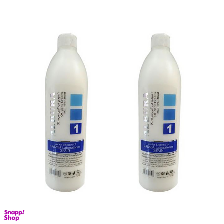 کرم اکسیدان 6 درصد آلبورا (Albura) شماره 1 حجم 750 میلی لیتر بسته 2 عددی