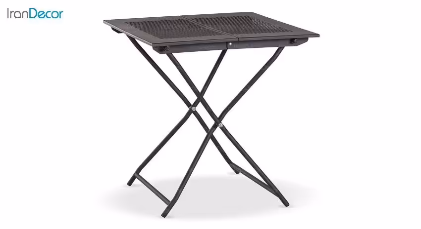 میز تاشو فلزی نهال سان با رویه تمام پانچ