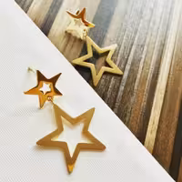 گوشواره ستاره استیل