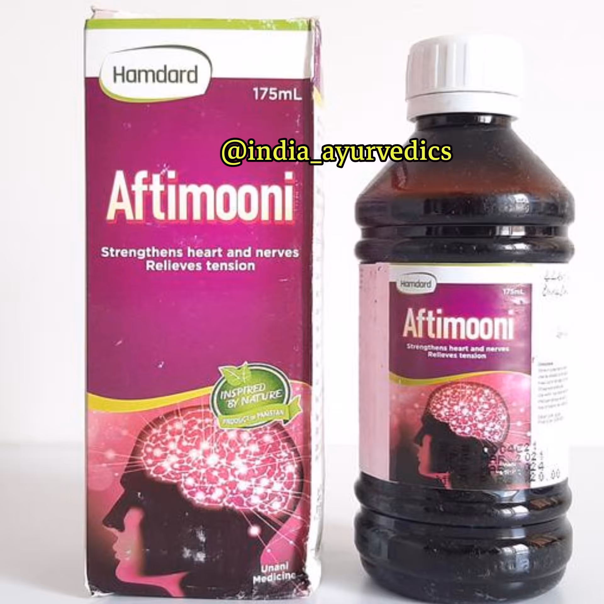 شربت گیاهی کاهش استرس و آرامبخش،بهبود خواب،ترکیبات گیاهی،تولید پاکستان175میل