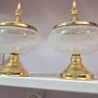 شکلات خوری آبگز  رنگ طلایی پایه ثابت  مناسب برای پذیرایی  