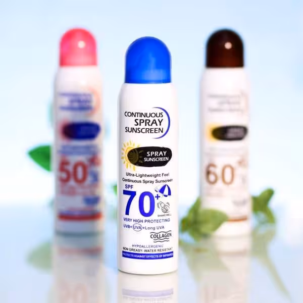 اسپری ضدآفتاب سفیدکننده spf70