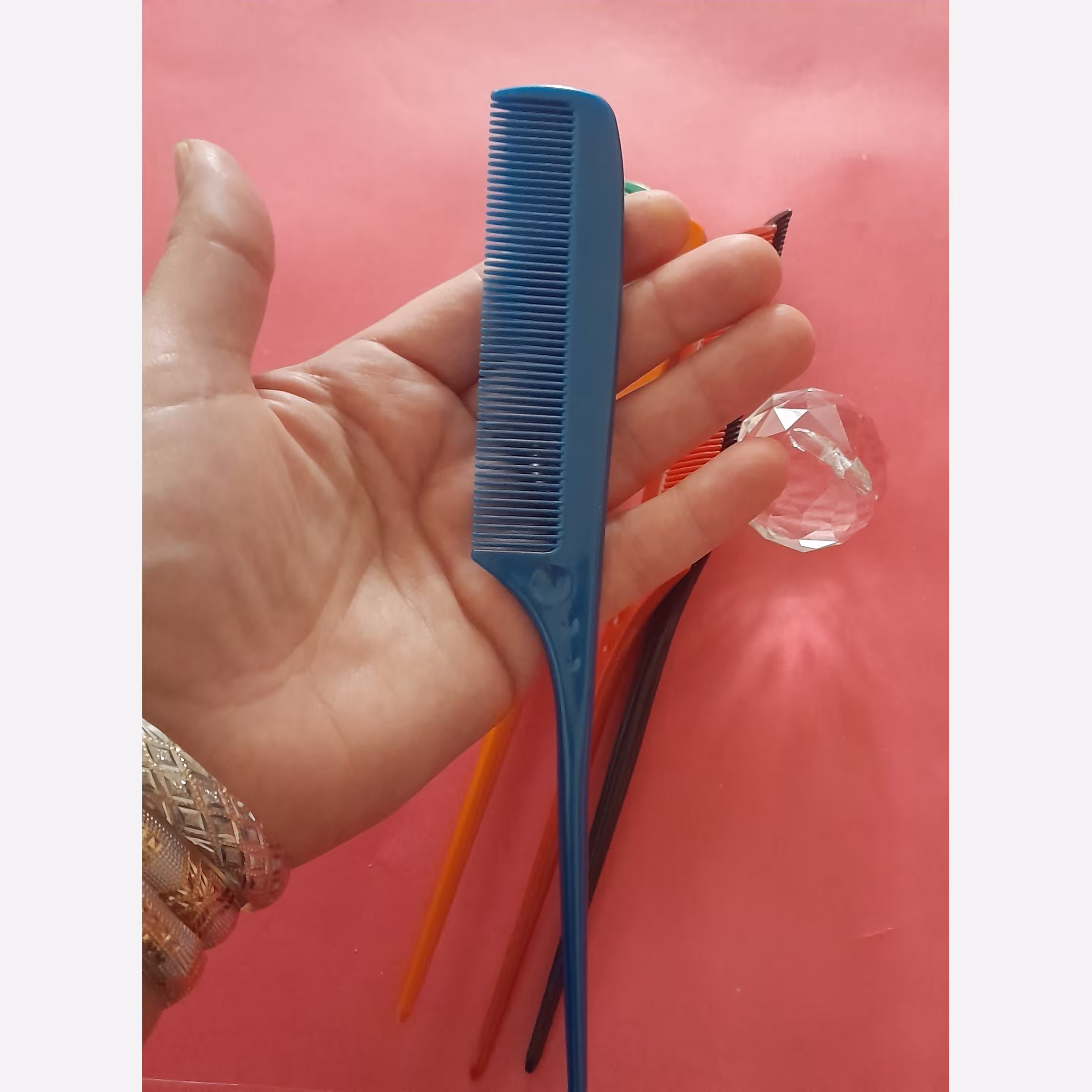 شانه دم باریک پلاستیکی