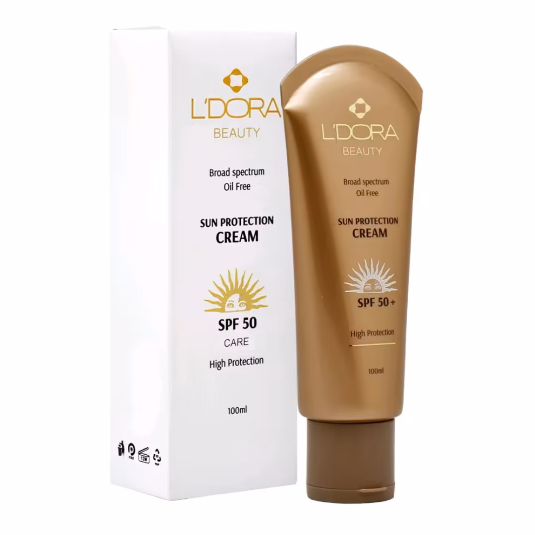 کرم ضد آفتاب بدون رنگ spf50 و 100 میلی لیتر 