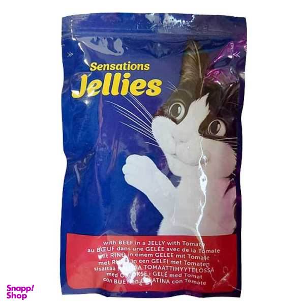پوچ گربه فلیکس مدل With Beef وزن 85 گرم