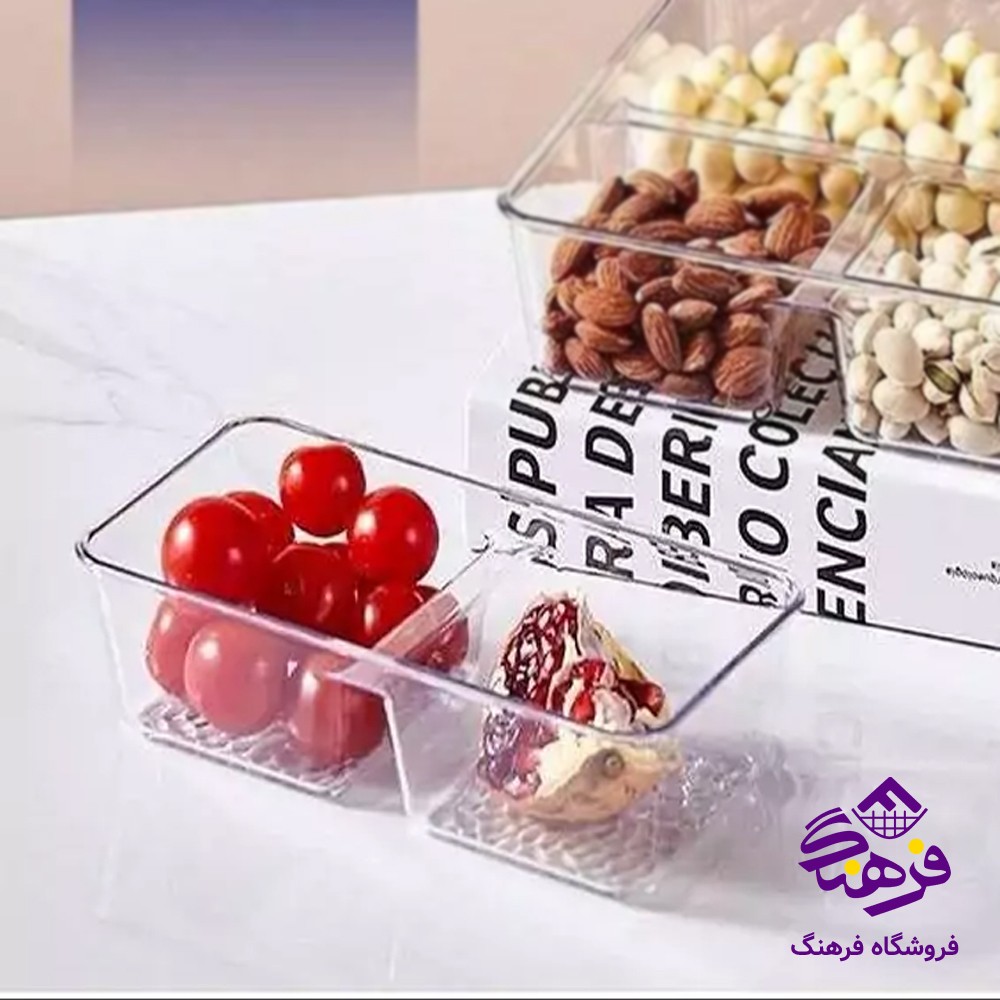 ظرف مرسي اشکي 2خانه 600.77