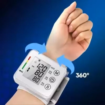 فشارسنج مچی دیجیتال سخنگو با برق و باتری