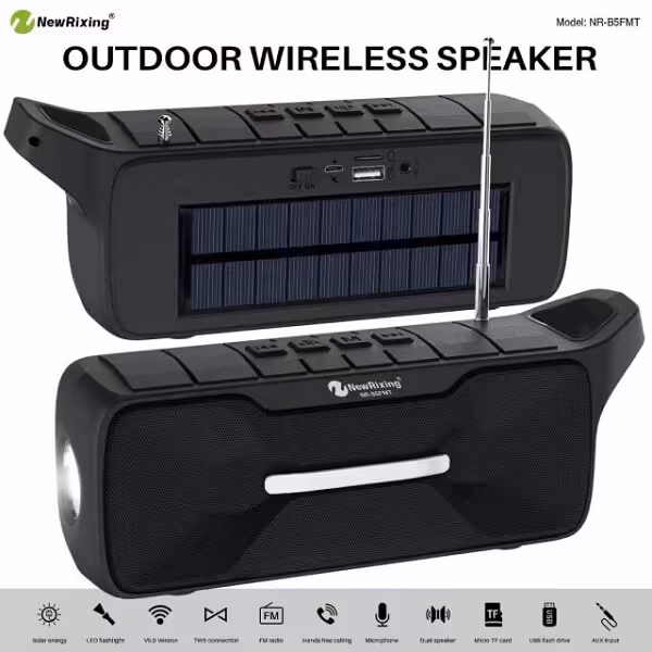 اسپیکر بلوتوثی NewRixing مدل NR-B5FMT