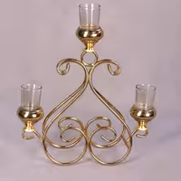 شمعدان سه شعله کلاسیک روشنا