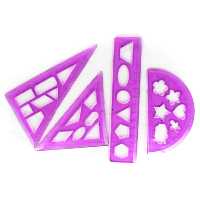 خط کش 4 تیکه شابلون دار فرمینو