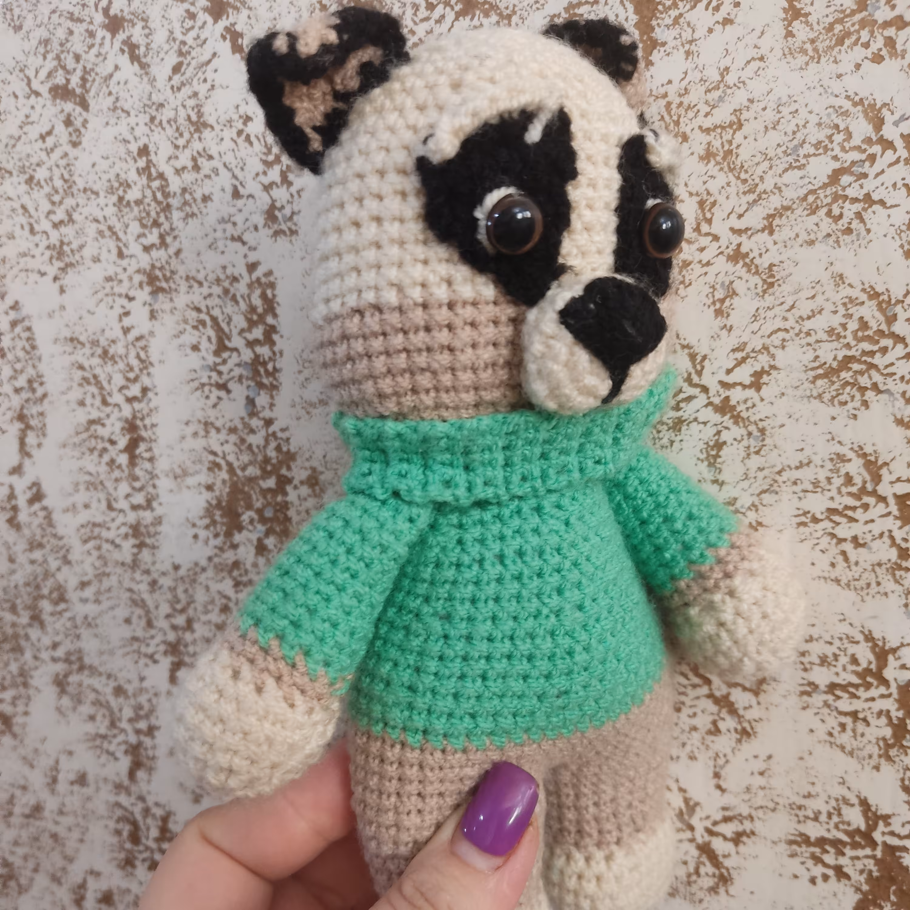 عروسک‌ بافتنی دستبافت راکن