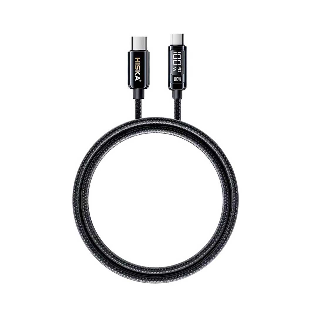 کابل شارژ Type-C به لایتنینگ هیسکا مدل LX-14CI به طول 1.2 متر (گارانتی 12 ماهه)