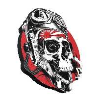 استیکر تزئینی موبایل طرح Skeleton کد 5