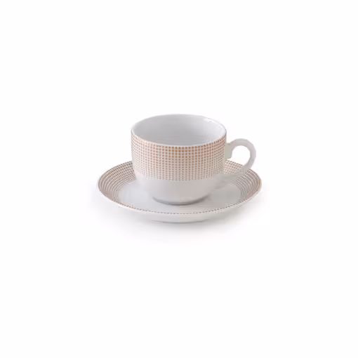 سرویس چای خوری مریدین رزگلد چینی زرین ایتالیا اف 12 پارچه