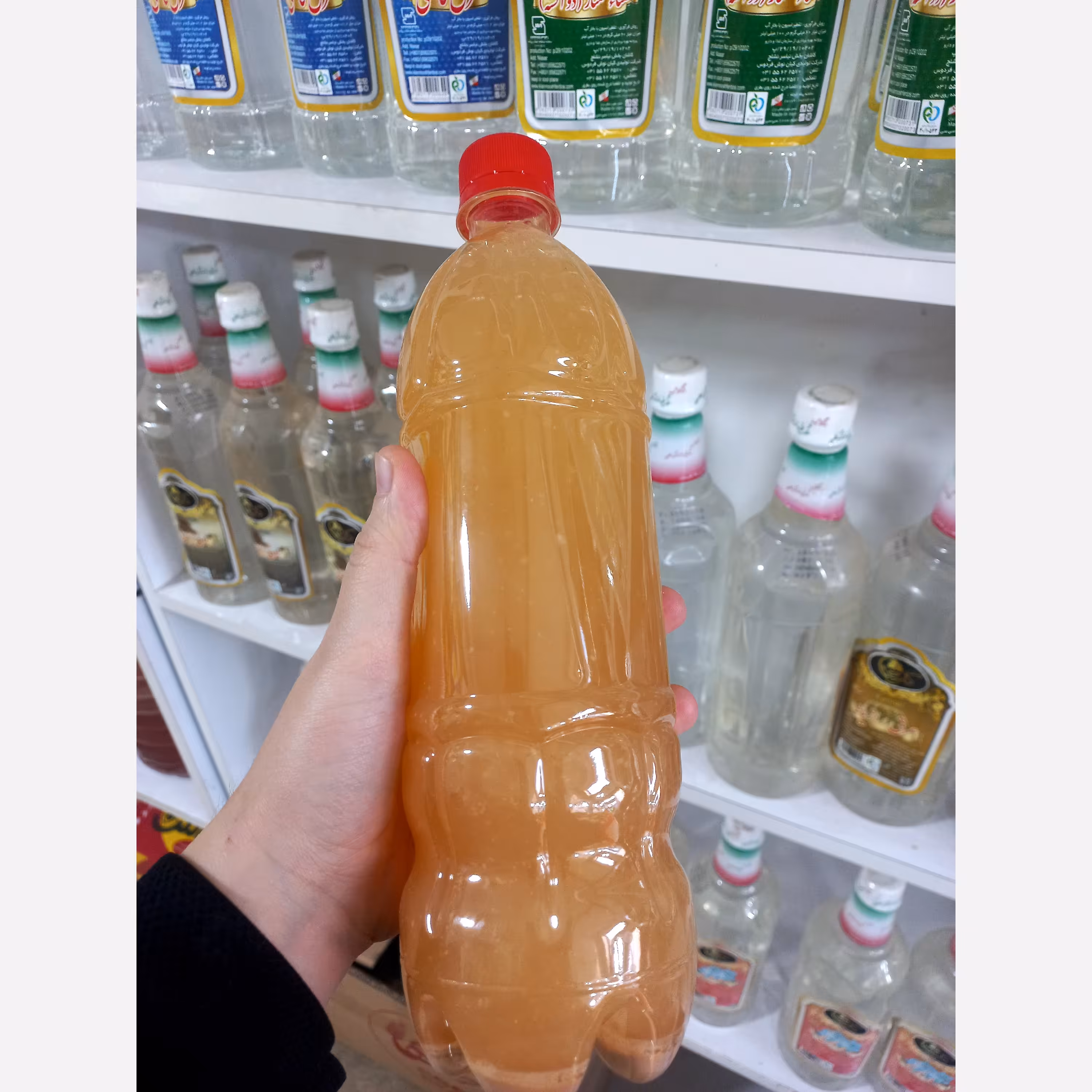 سرکه سیب طبیعی 1لیتری  رفع کبد چرب  سنتی  