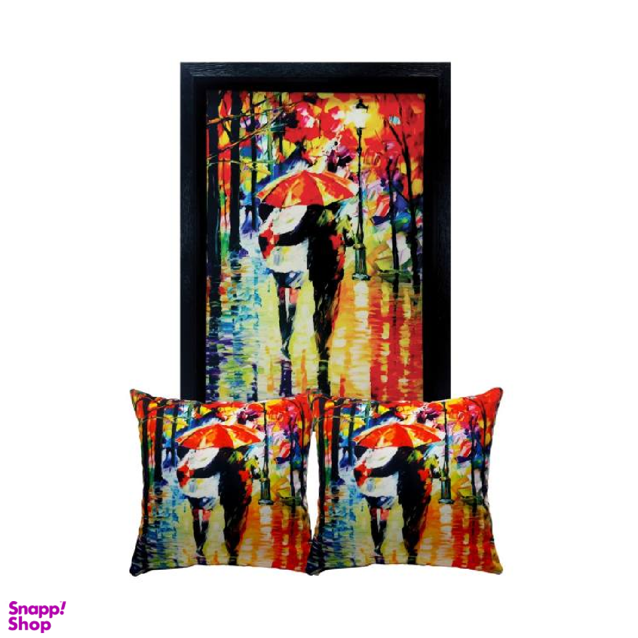 کوسن رنس مدل S9-41034 به همراه تابلو چند رنگ