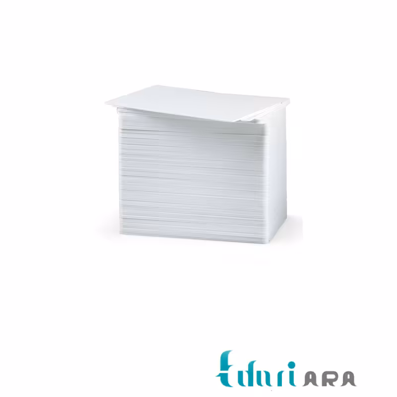 کارت پی وی سی ساده 100 عددی 760 میکرون
