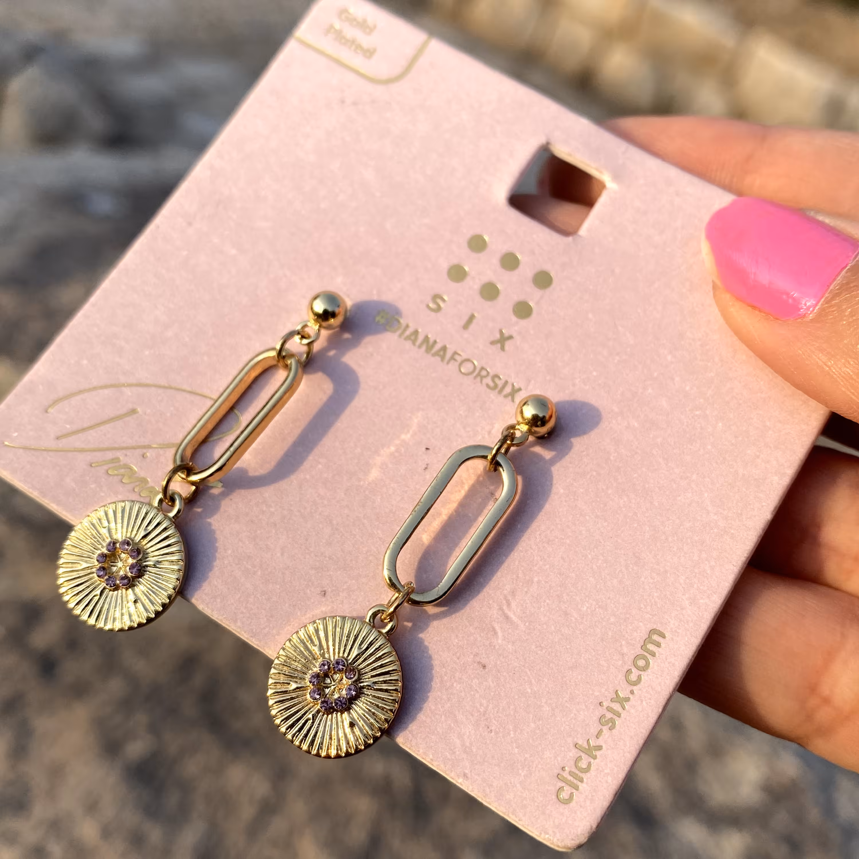 گوشواره روکش طلا