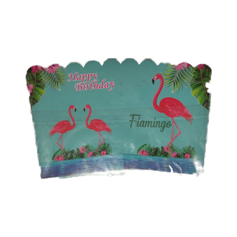 جعبه پاپ کورن تم تولد فلامینگو