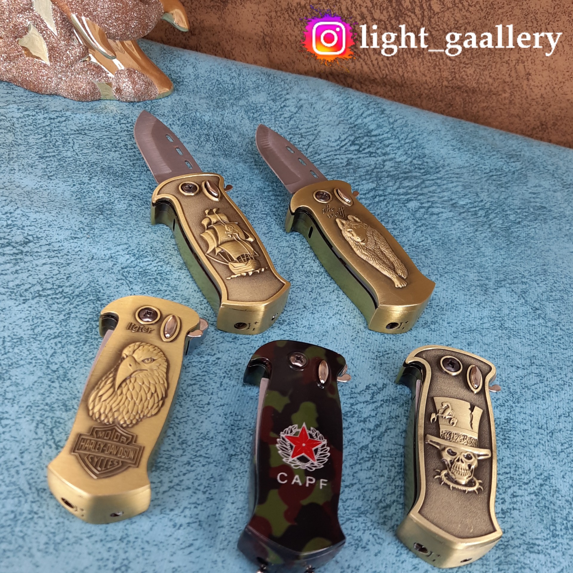 فندک چاقو دار استیل