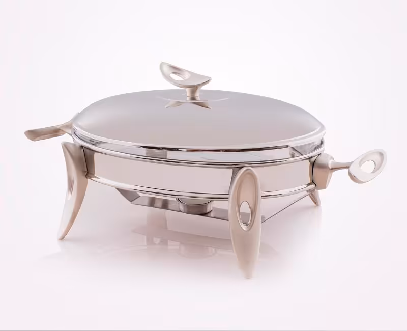 سوفله خوری بیضی بزرگ تک استیل918D