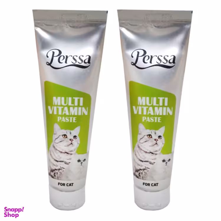خمیر مولتی ویتامین گربه پرسا وزن 100 گرم بسته دو عددی