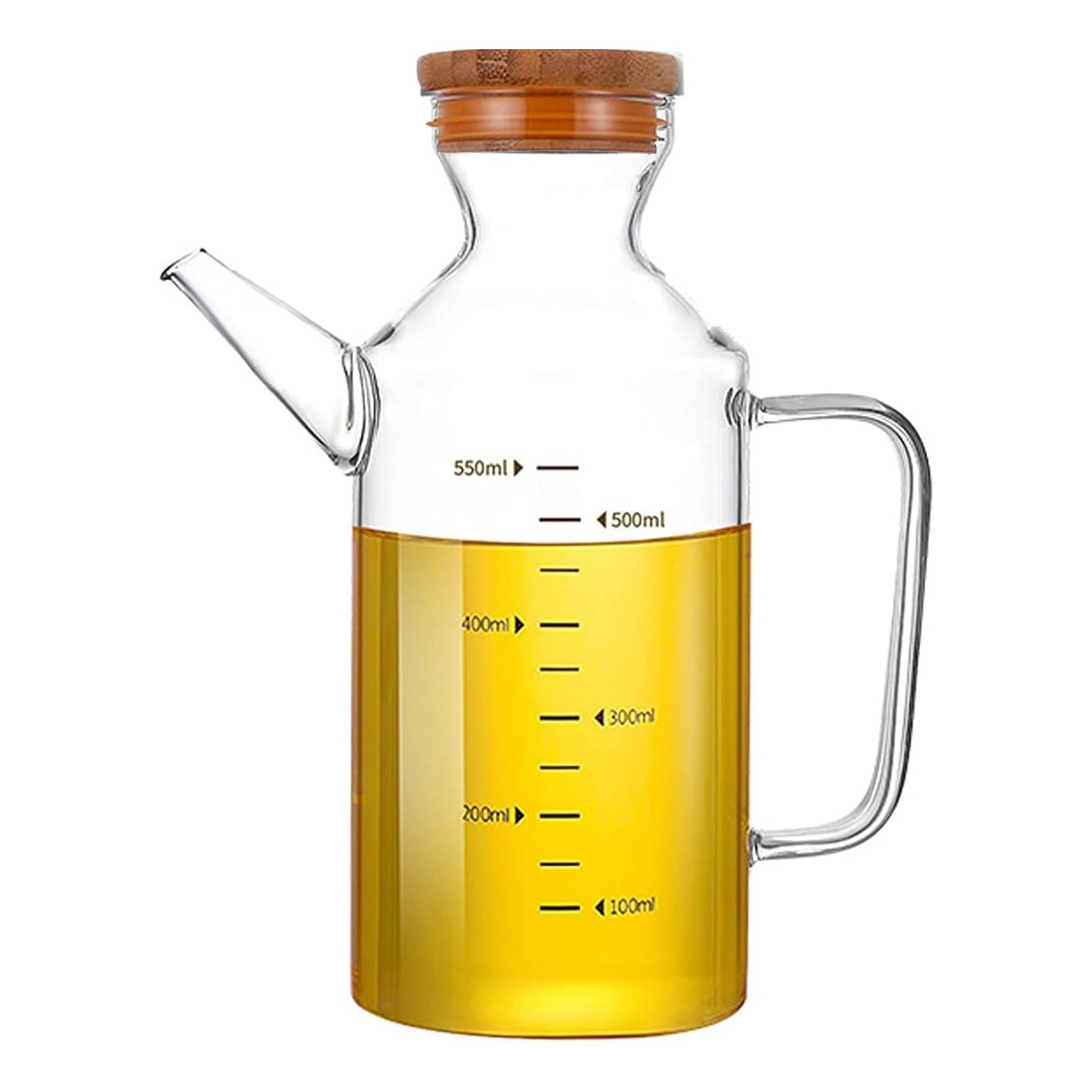 جای روغن ظرف روغن و سرکه و آبلیمو 550 میلی لیتر بامبو پیرکس کد GW51301045