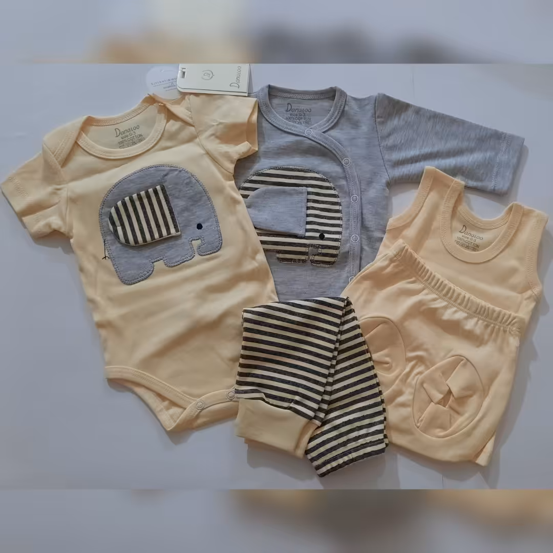  لباس نوزادی . ست 5 تکه دانالو. سایز صفر