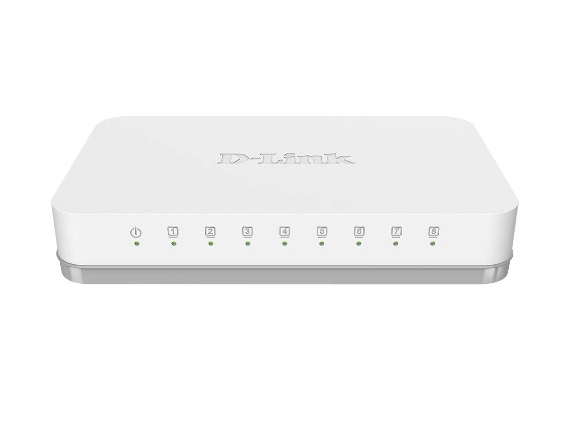 خرید و قیمت سوئیچ شبکه 8 پورت گیگابیتی و دسکتاپ دی لینک مدل DGS 1008A