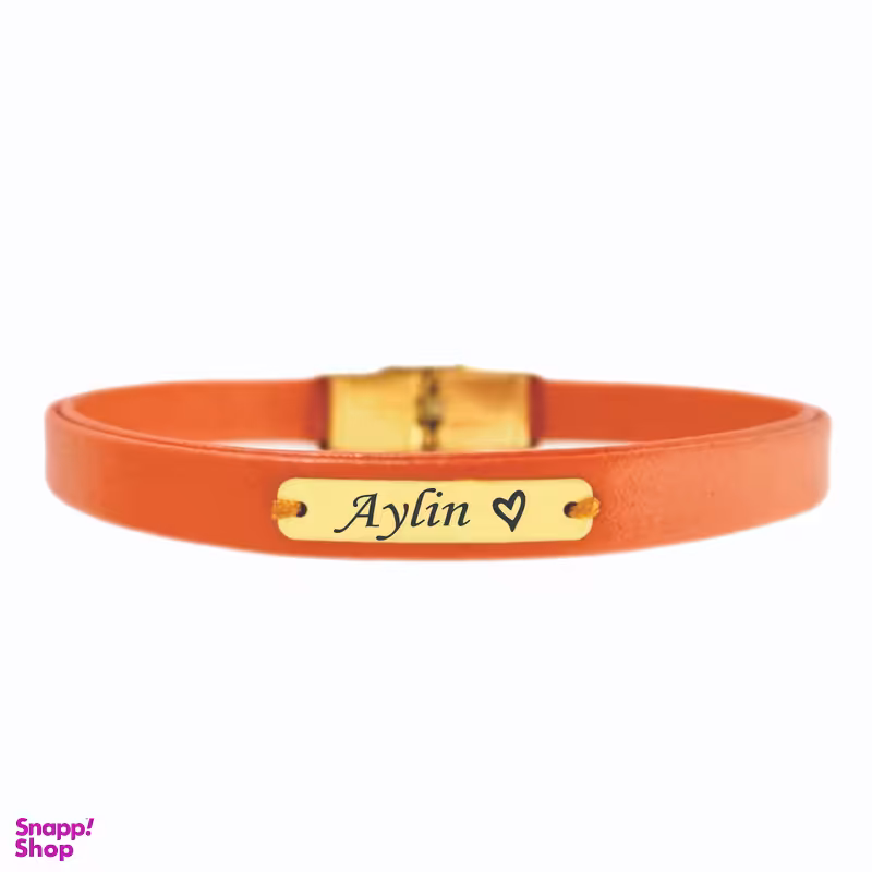 دستبند طلا 18 عیار زنانه لیردا مدل اسم آیلین