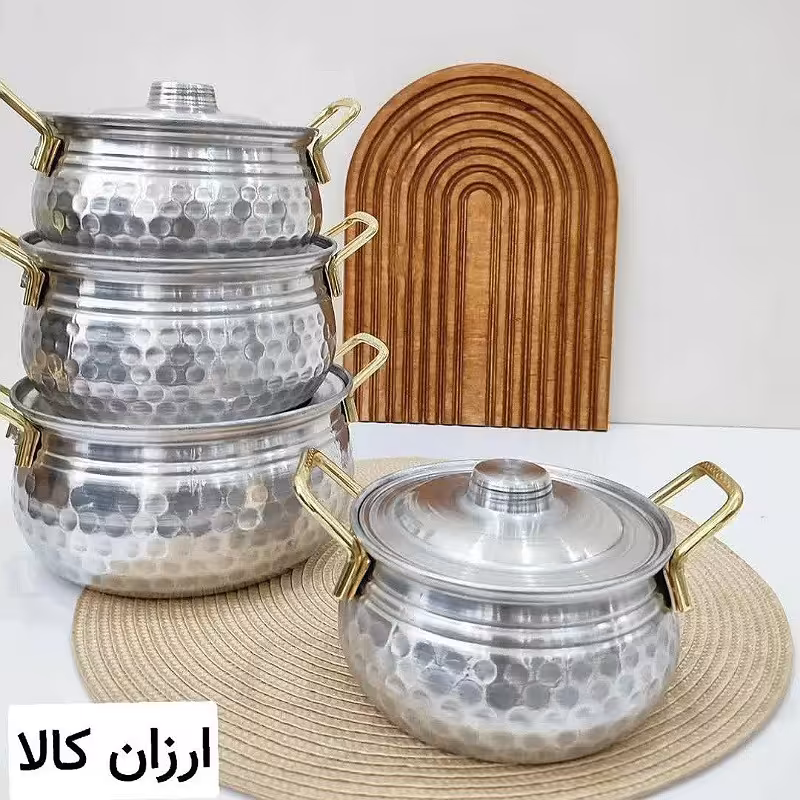 قابلمه روحی چکشی 4 تایی 