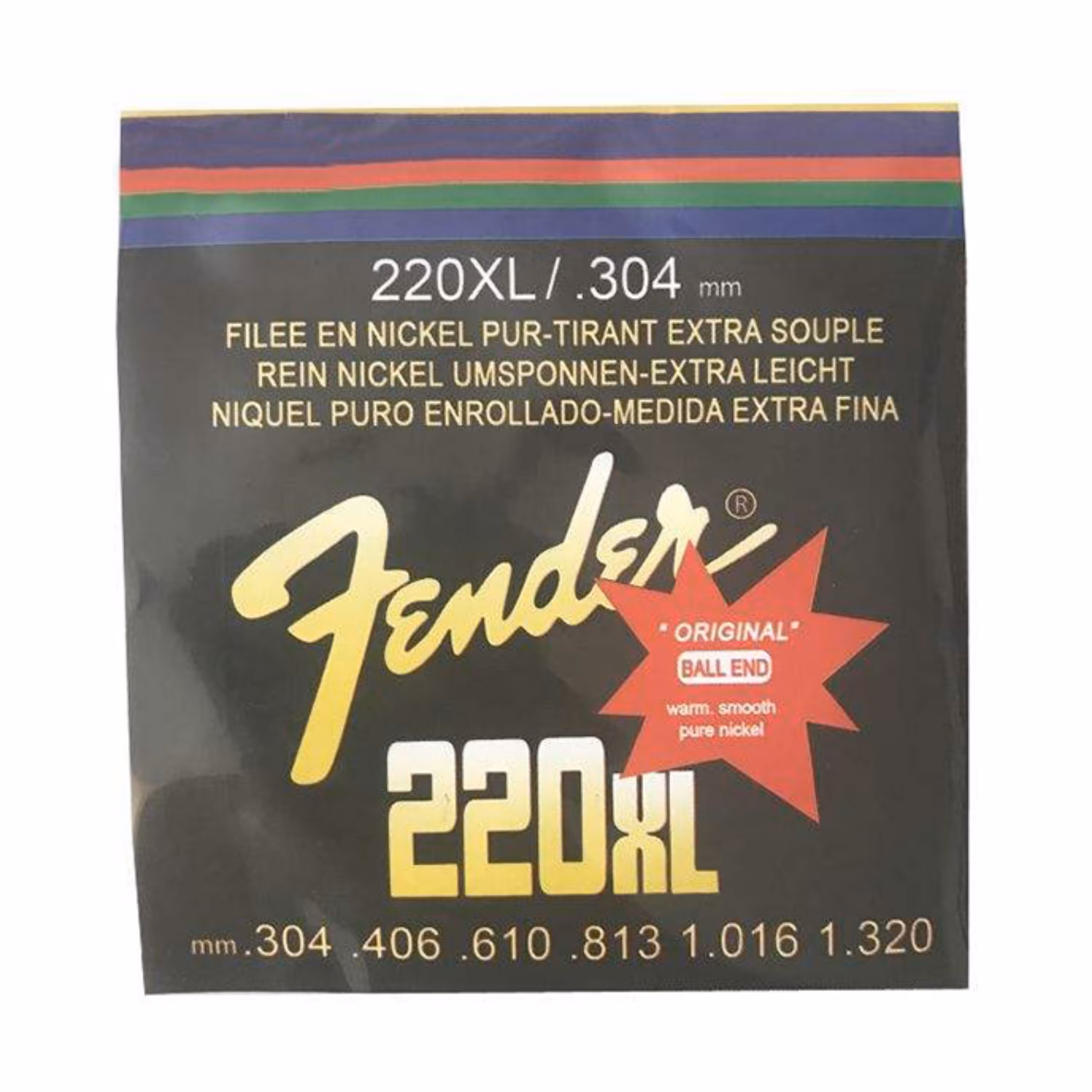 سیم گیتار کلاسیک فندر بلک مدل 220xl