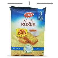 نان تست سوخاری تیفانی milk rusks شیر و گندم 280 گرم