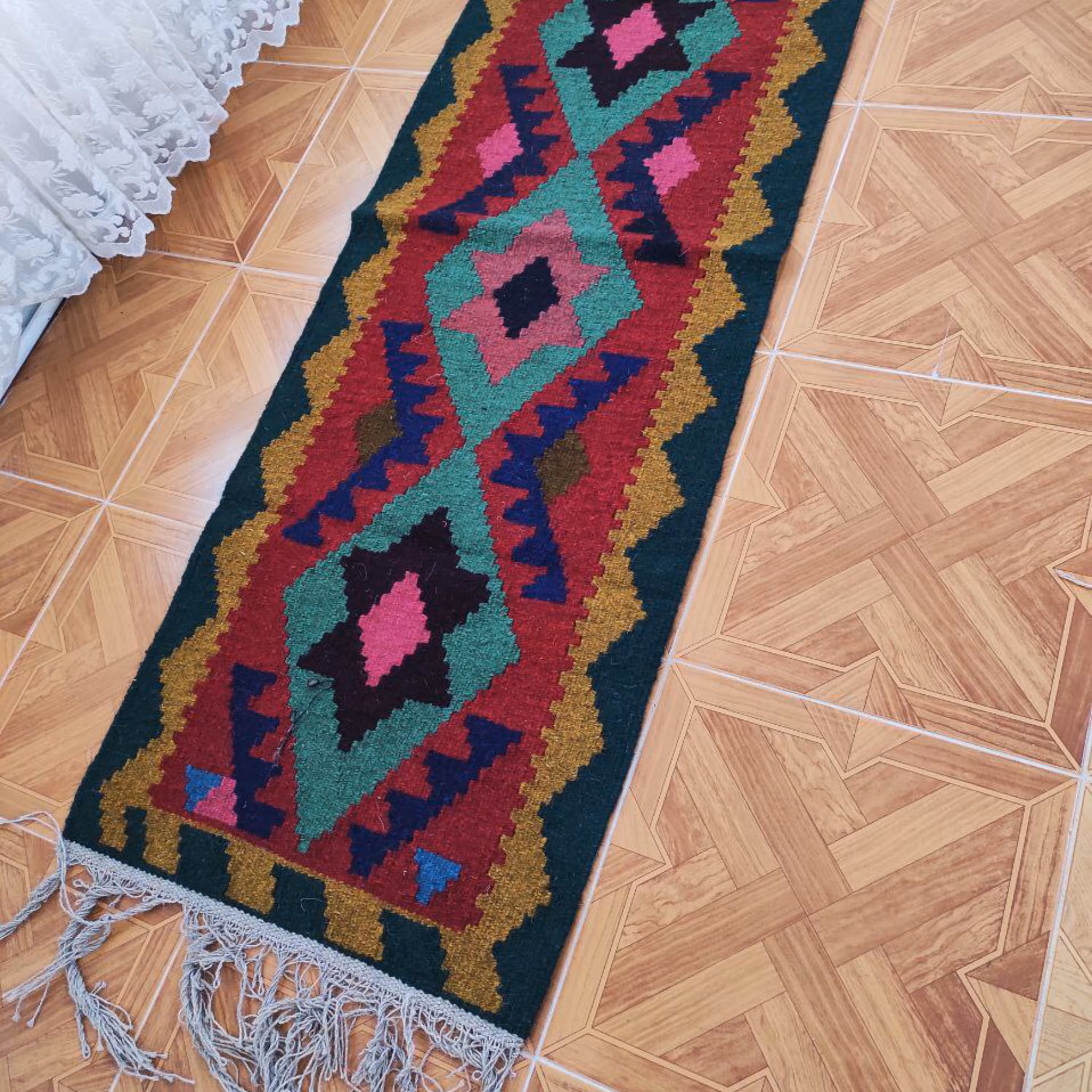 کناره پشمی دستبافت-05