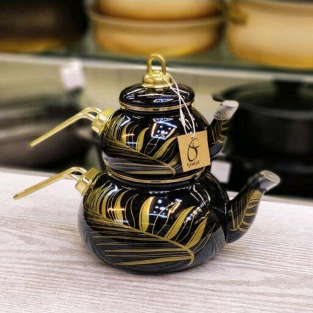 کتری قوری لعابی 