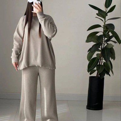 ست بلوز شلوار بافت شکیلا - کد 2605