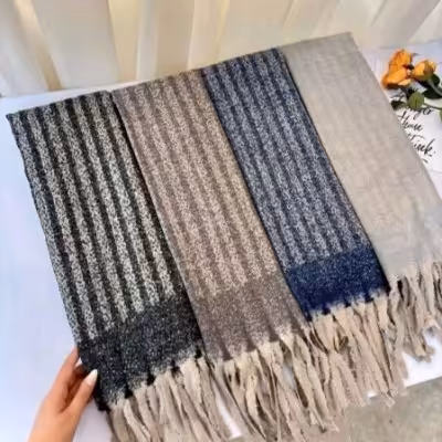 شال موهر وارداتی بیگ اسکارف نرم و لطیف و سبک