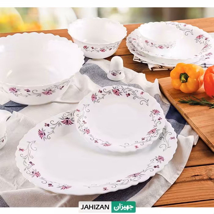 سرویس غذاخوری 28پارچه پارس اپال مدل لیندا کد124