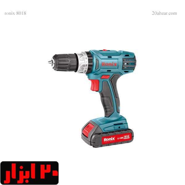 دریل شارژی 8018 رونیکس با کیف BMC