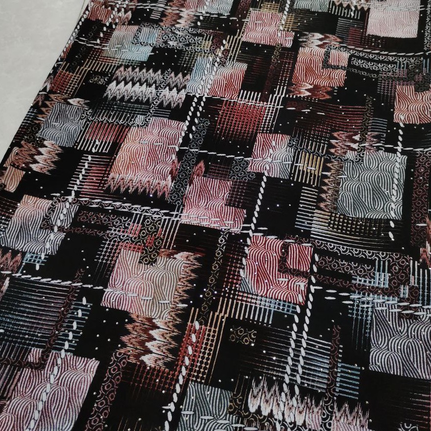 پارچه نخی نگین دار