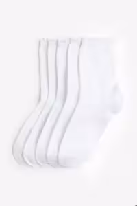 جوراب سفید زنانه 5 اورجینال H M H&amp;M