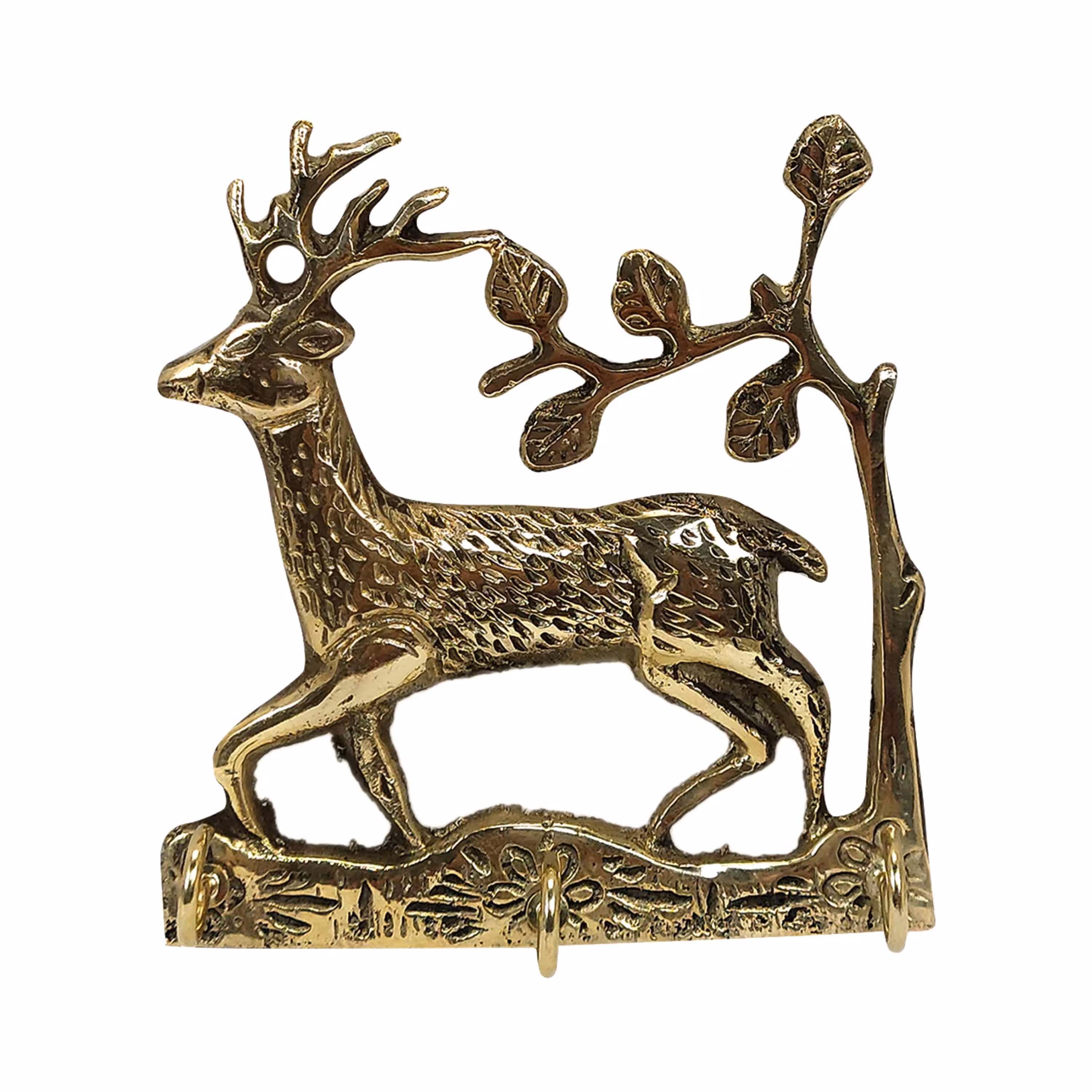 جاکلیدی برنجی گوزن شاخ دار فروشگاه ترنج