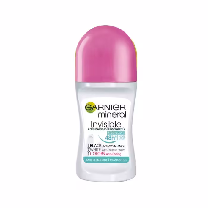 رول ضد تعریق زنانه سری Mineral مدل Invisible گارنیر 50 میل