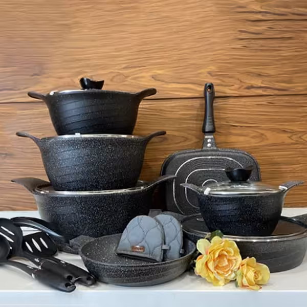 سرویس قابلمه 16 پارچه یونیک مدل رز