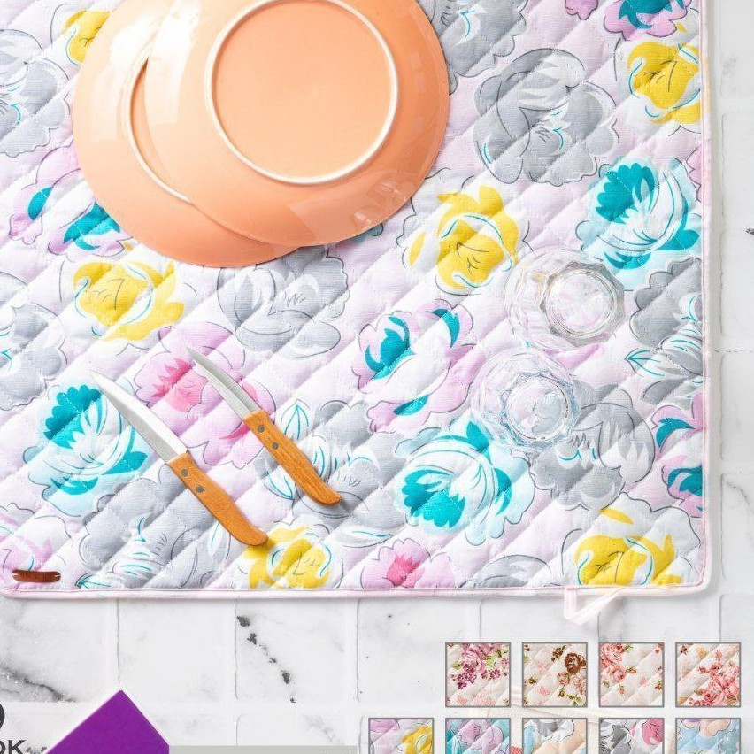 نمگیر گلدار سه لایه 60در60سانتیمتر کیفیت عالی