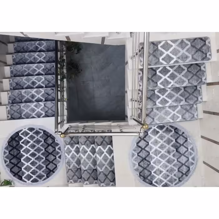 فرش پله تکی شیک ( روپله ای) مدرن، سایز 30در70سانت با کیفیت درجه یک، پسکرایه 