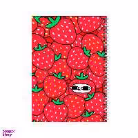 دفتر مشق 100 برگ بامبیلیپ طرح شخصی در میان توت فرنگی ها کد 6960870